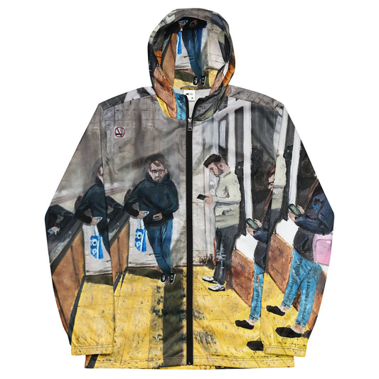 Head Down to the Chippy - unisex windbreaker