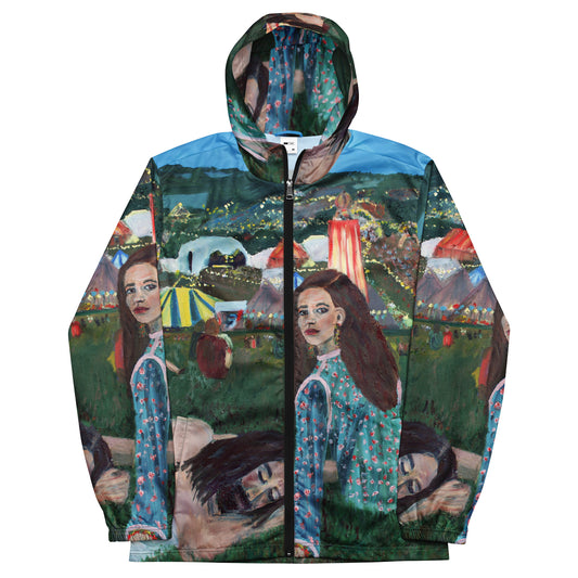 Sun Set Hill - unisex windbreaker