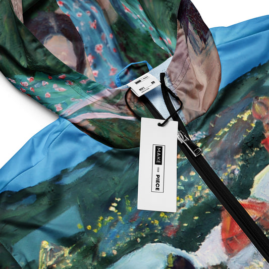 Sun Set Hill - unisex windbreaker