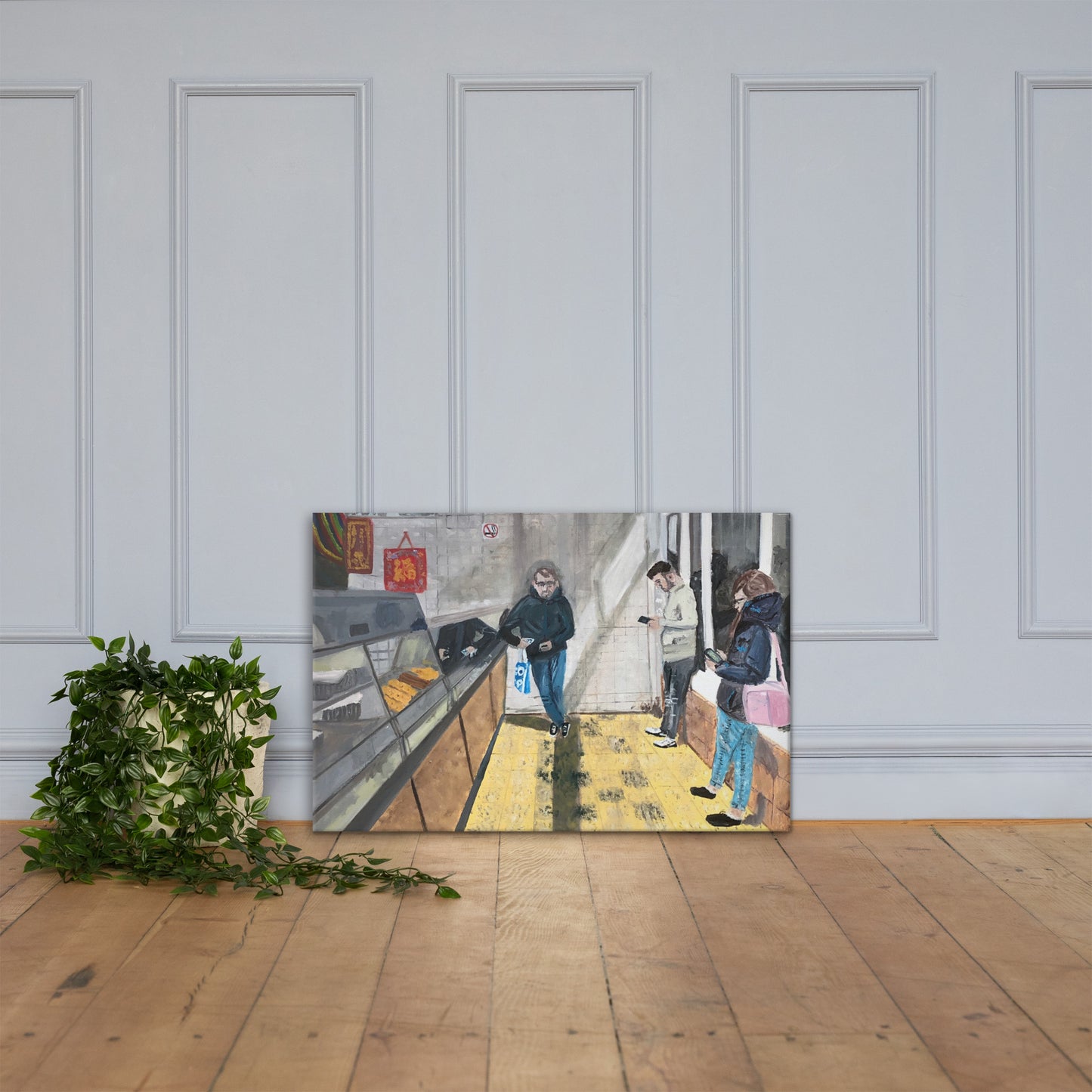 Head Down to the Chippy - Canvas