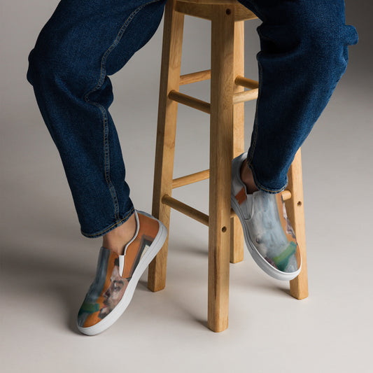The Couple - Men’s slip-on canvas shoes