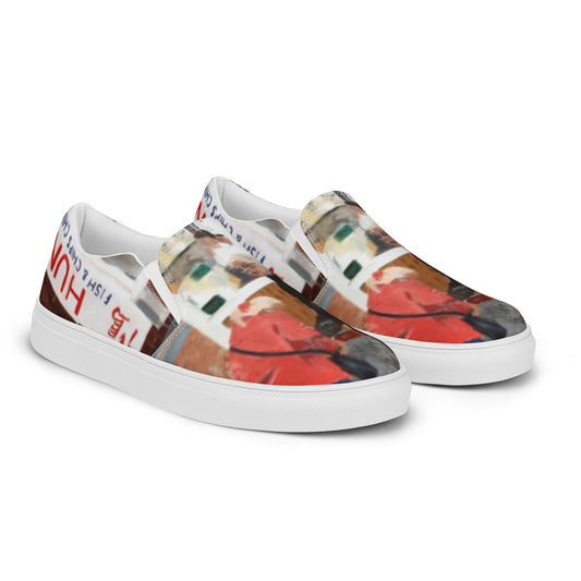 Chippy Tea - Women’s slip-on canvas shoes
