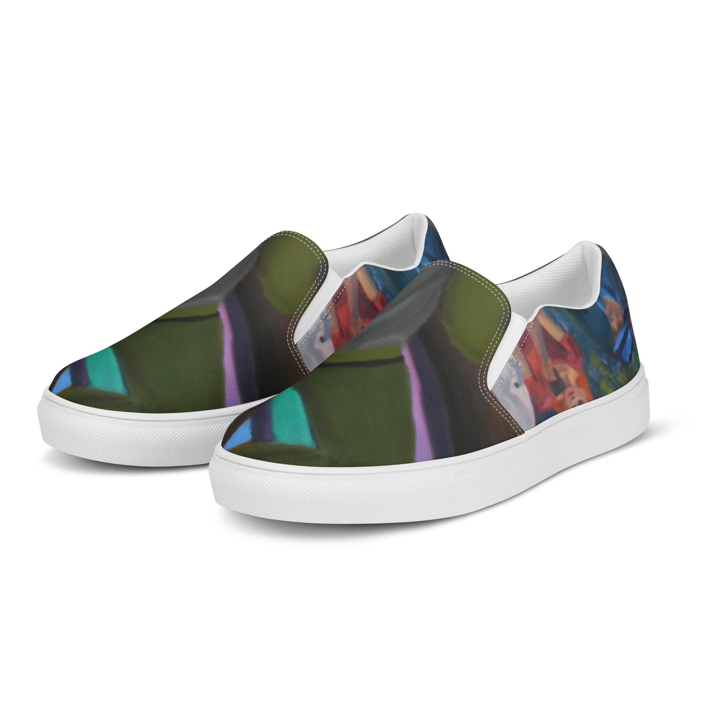 Year Year 2030 - Women’s slip-on canvas shoes