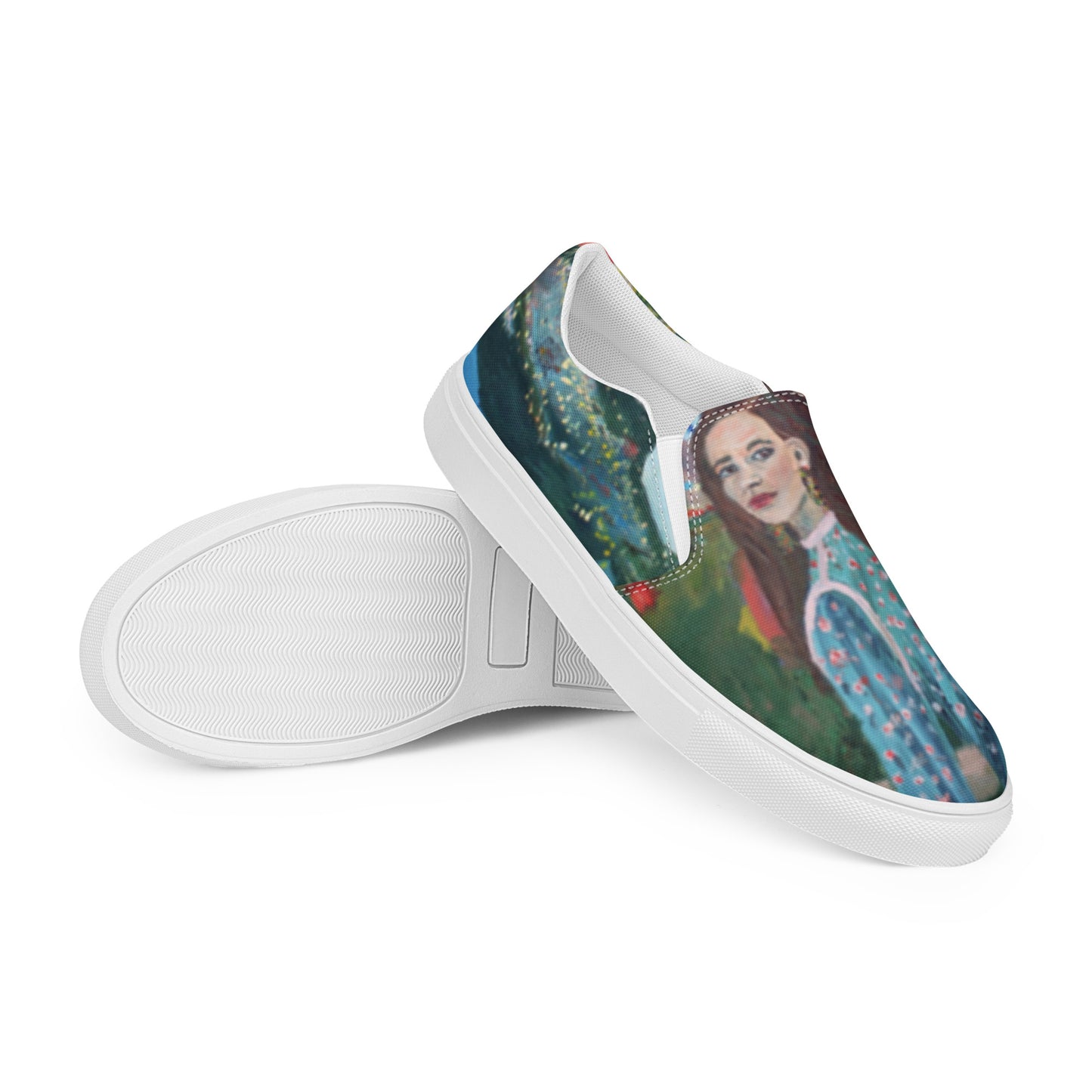 Sunset Hill - Women’s slip-on canvas shoes